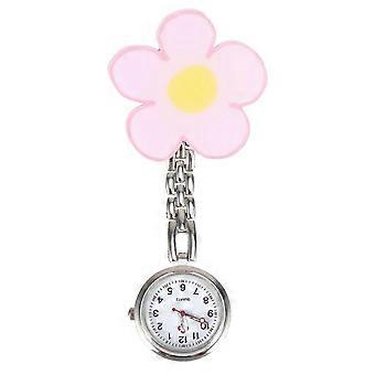 Acryl Cartoon Taschenuhr Brust Clip Uhr Quarz Taschenuhr Krankenschwester Uhr