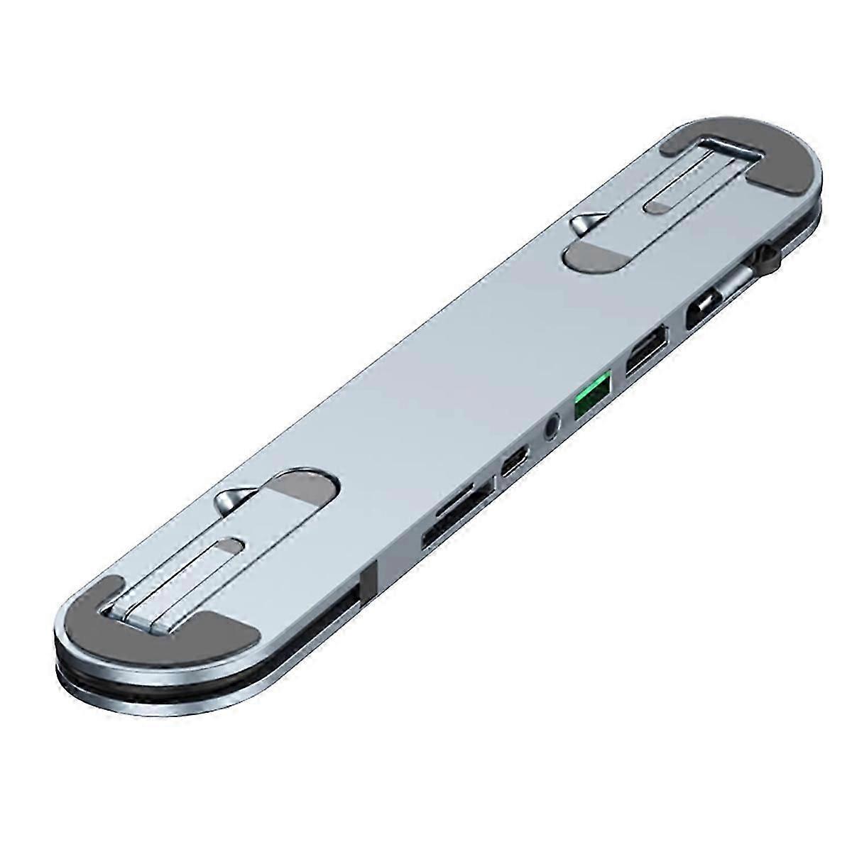 6 in 1 USB C Laptop Docking Station Ständer USB C Dock Tablet Ständer USB C Hub 4K USB 3.0 PD 100W Typ