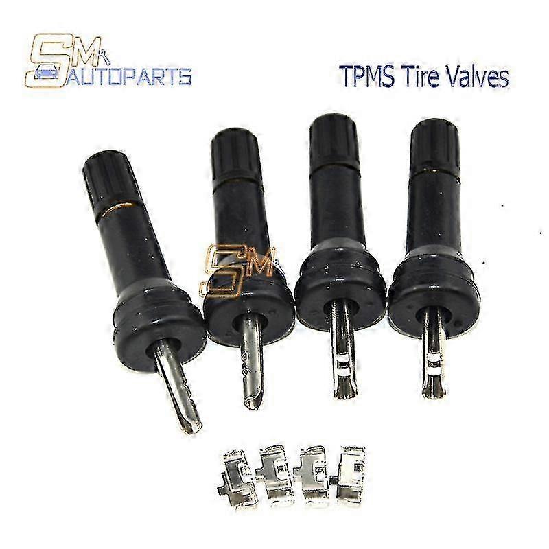 4pcs Tpms Valves For Tubeless Valve Stem For Tire Pressure Monitoring System Nissan Patrol Tire Valves For Tpms Sensor Rubber