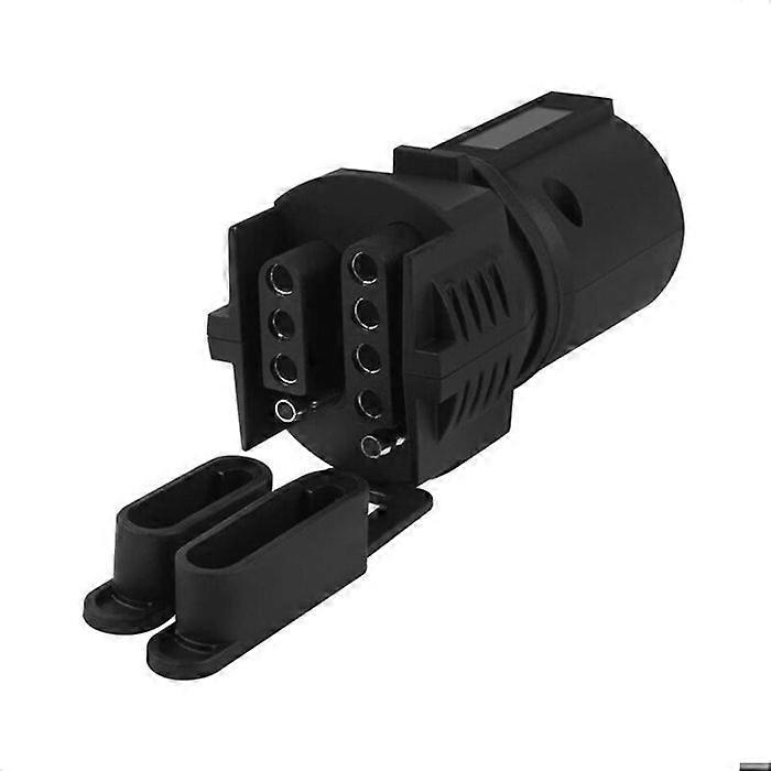 7 Pin Round to 4 Pin 5 Pin Flat Blade Adapter for Trailer, RV, Boat