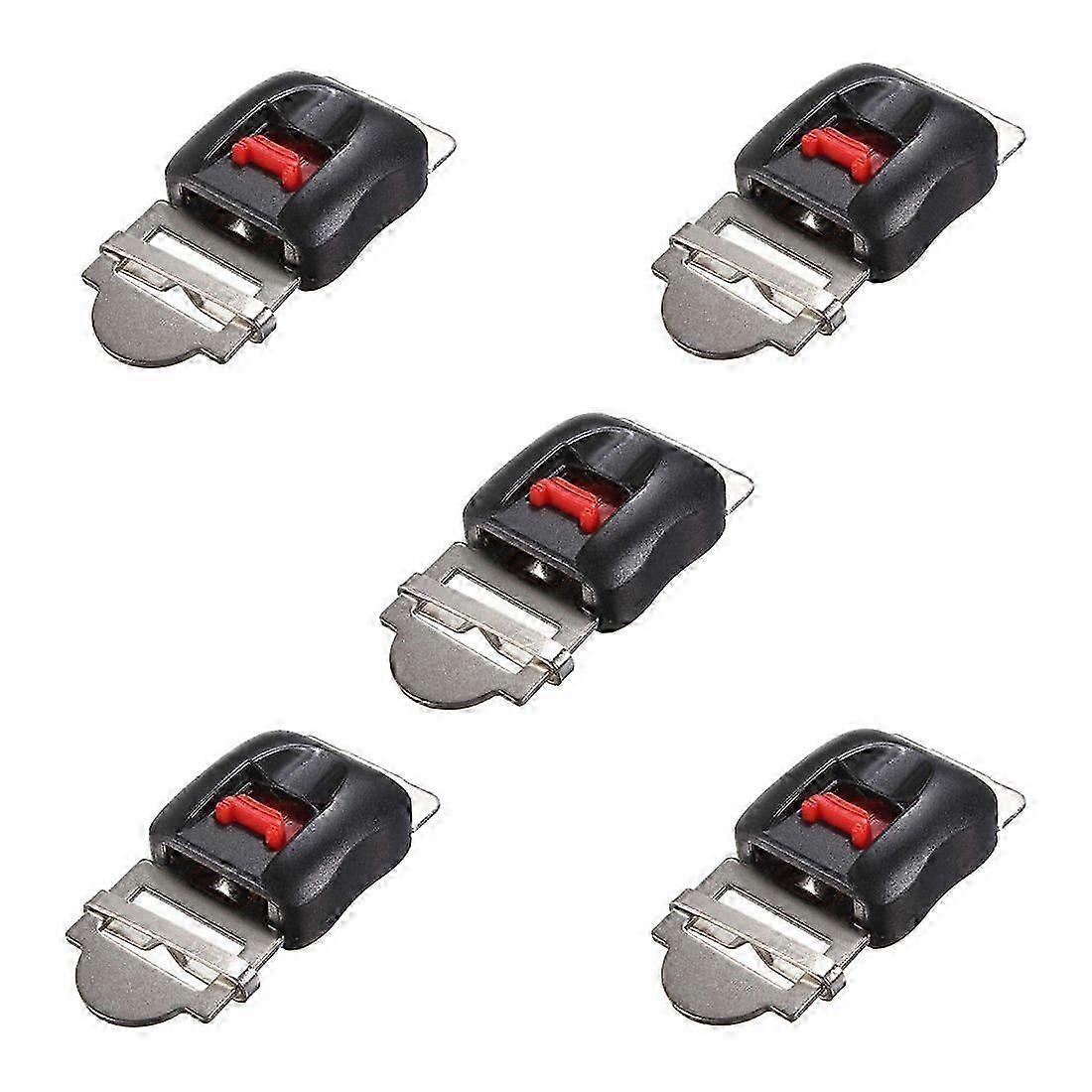 5pcs Motorcycle Helmet Clip Chin Strap Quick Release Disconnect Buckle