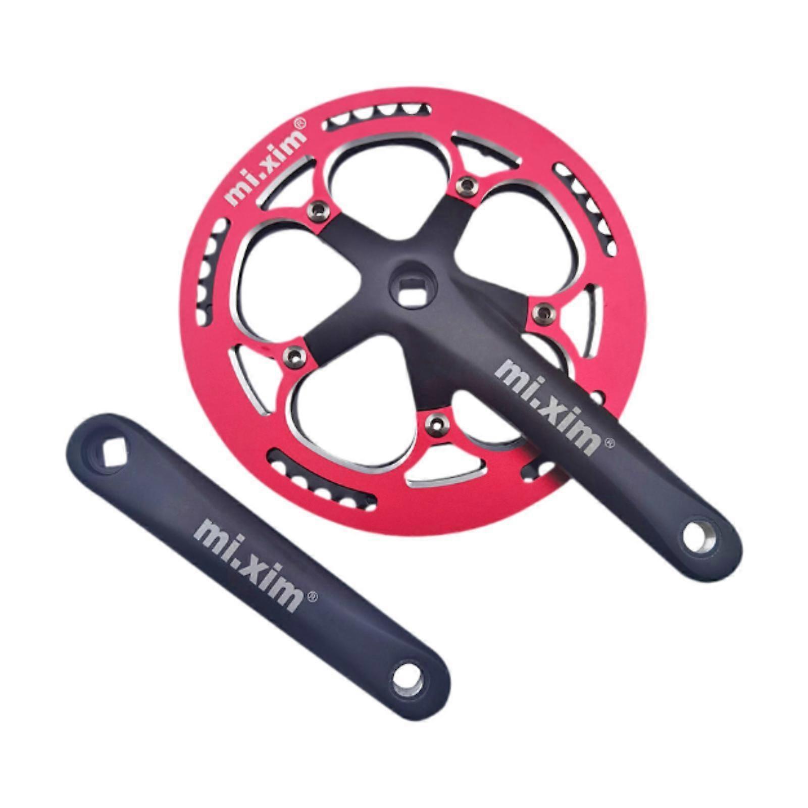 Bike Crankset Crank Arm Set Portable Replaceable Accessories Bicycle Crank Set