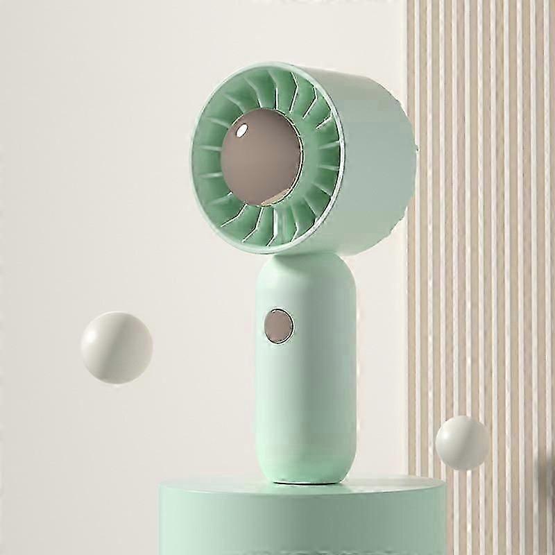 Portable Mini Pocket Fan Green Spray Plating Version