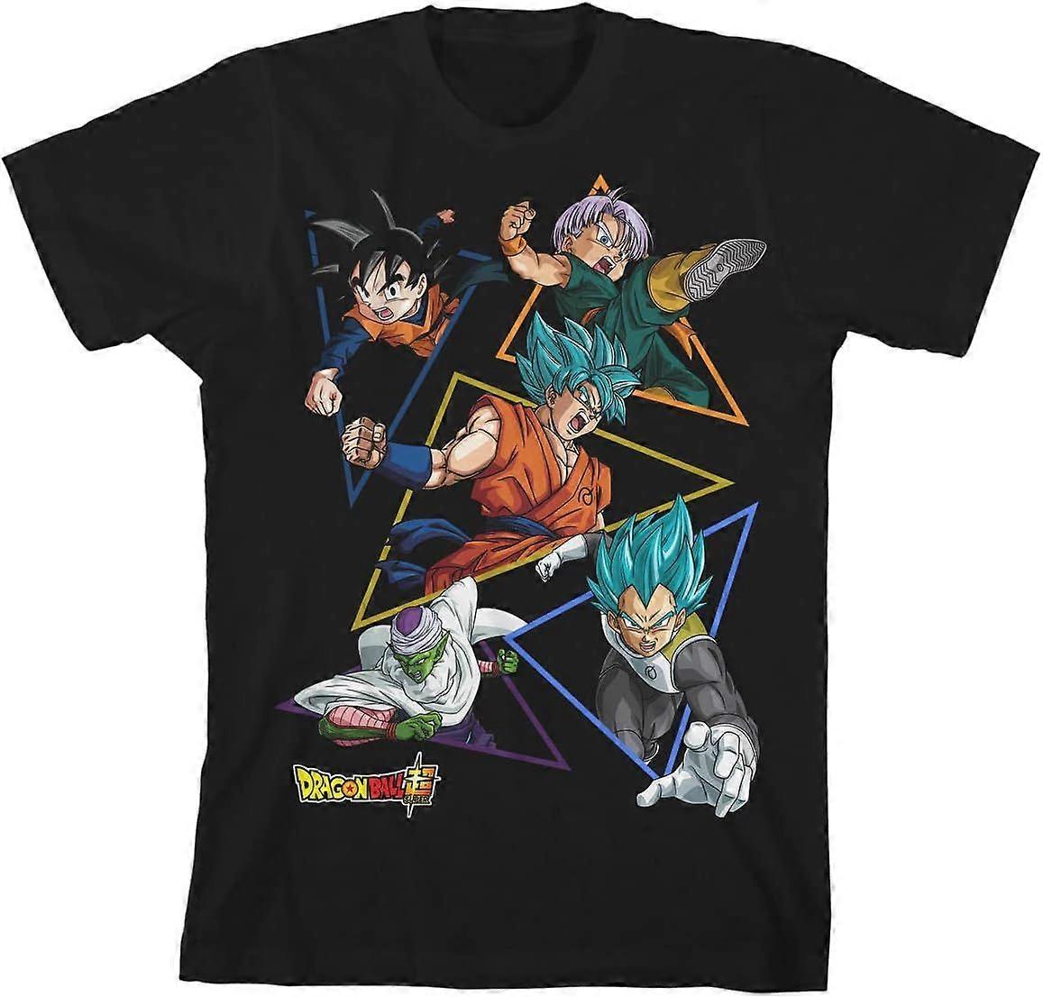 Dragon Ball Super Postavy Mládež Černá Grafika Tee styl 019