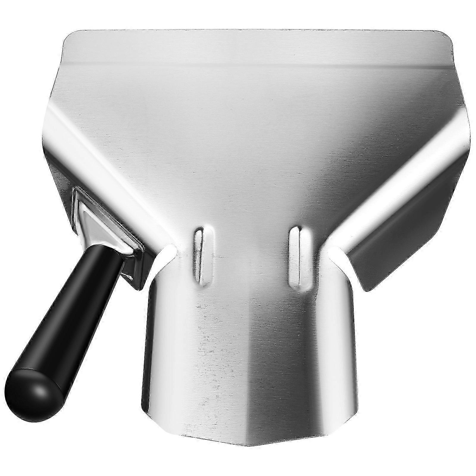 Stainless Steel Popcorn Scoop with Handle for Quick Filling