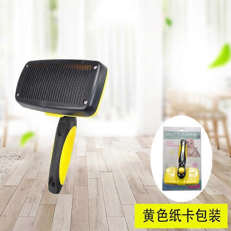 Self Cleaning Pet Grooming Brush Large Easy to Use for Pets