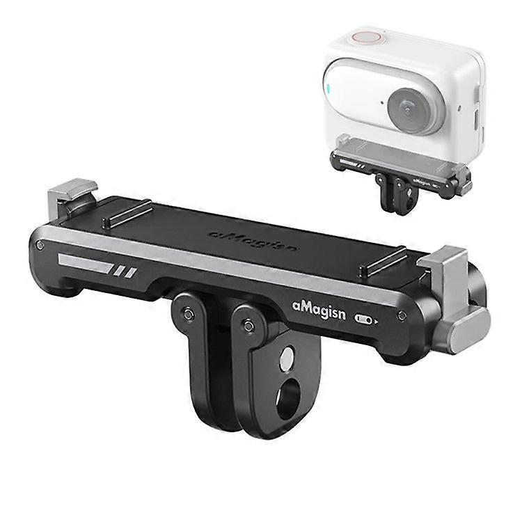 Magnetic Quick Release Mount for Insta360 GO 3 Camera Foldable 1/ 4" Adapter Bracket