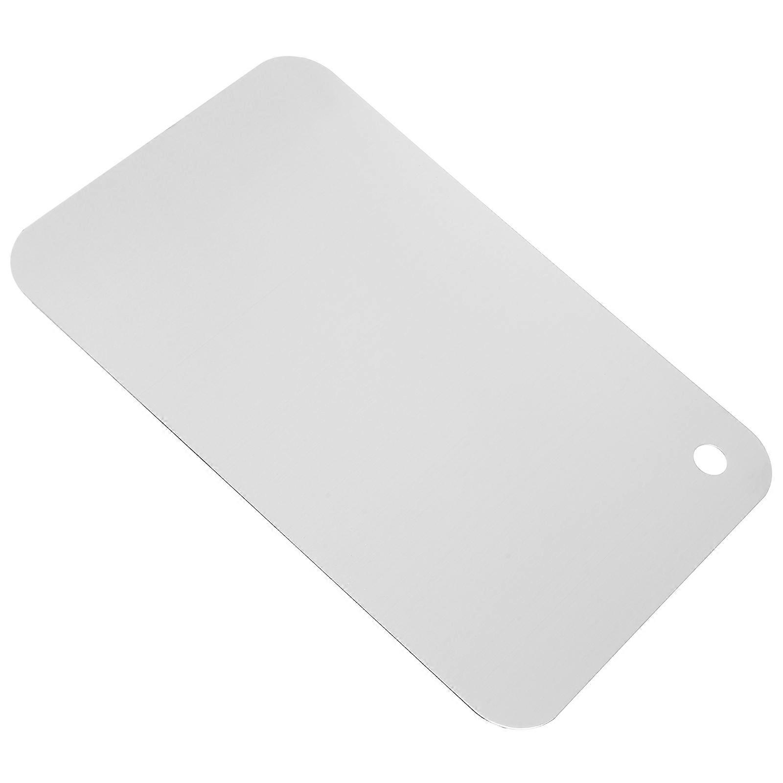 Easy-Clean Cutting Board, Stainless Steel Constructed for Practical Kitchen Usage