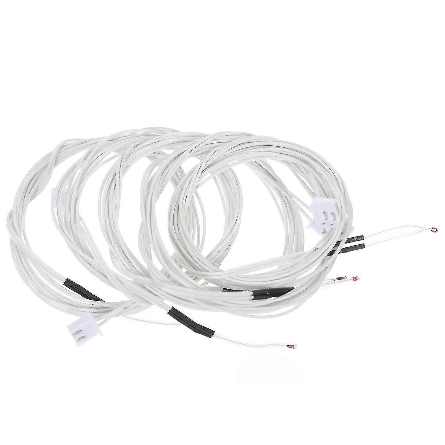 5pcs 3D Printer Thermistor 100K High Temperature Thermistor for 3D Printer
