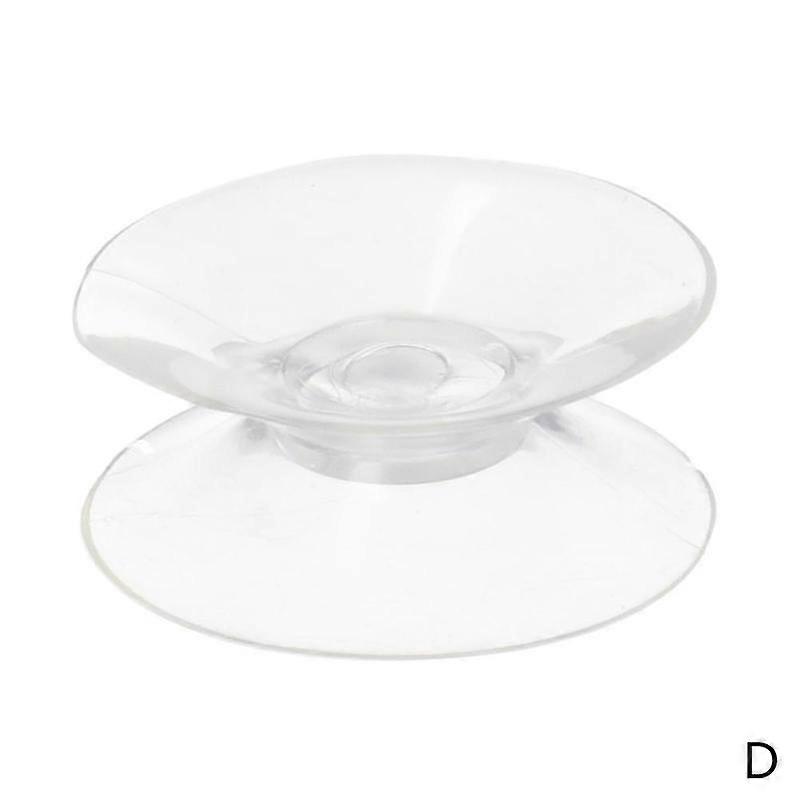 20,30,35,50mm Double Sided Suction Cups Clear Plastic Rubber >UK<