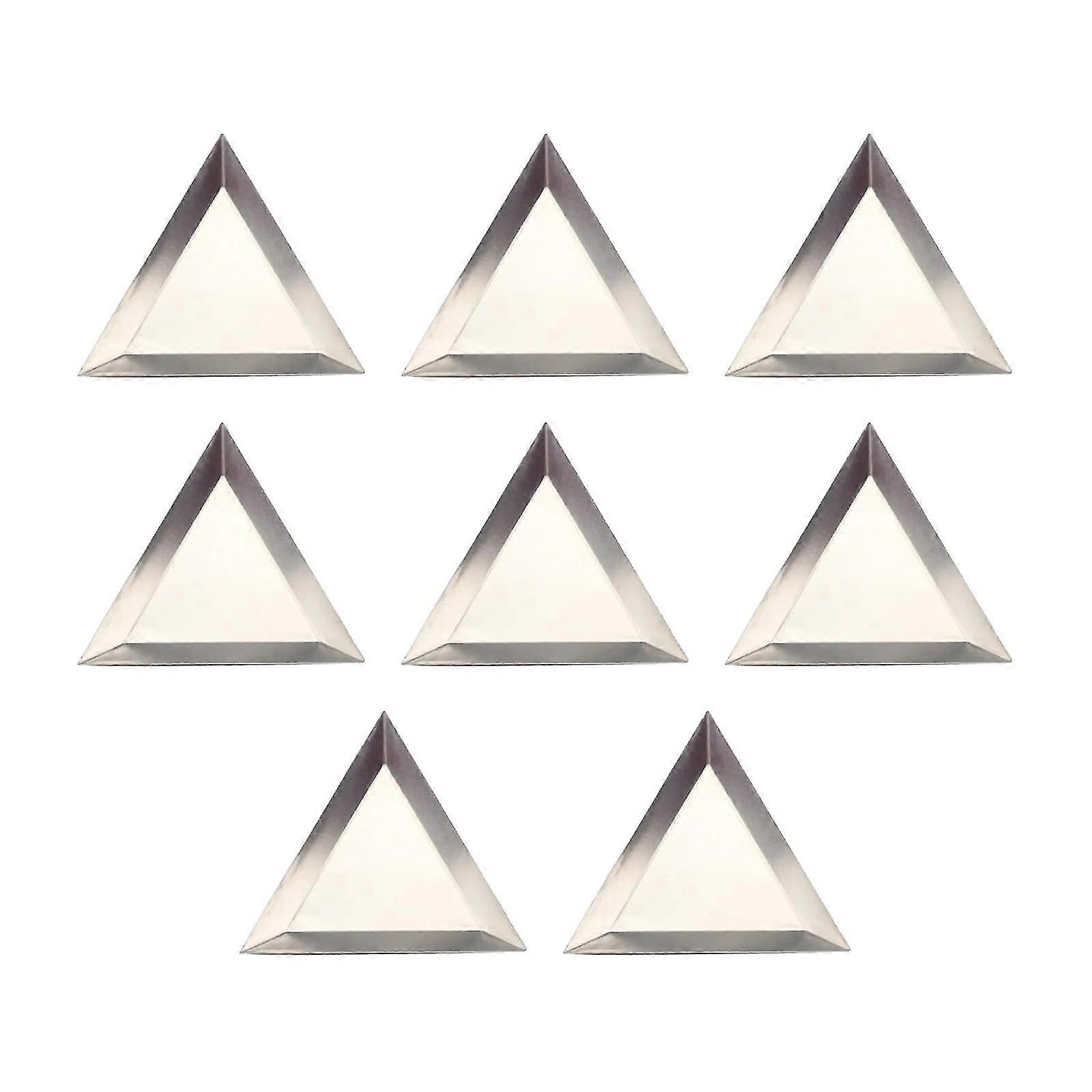 8 Pieces Triangle Bead Organizer Trays for Craft Storage and Nail Art Projects, Perfect for Efficient Sorting and Arranging