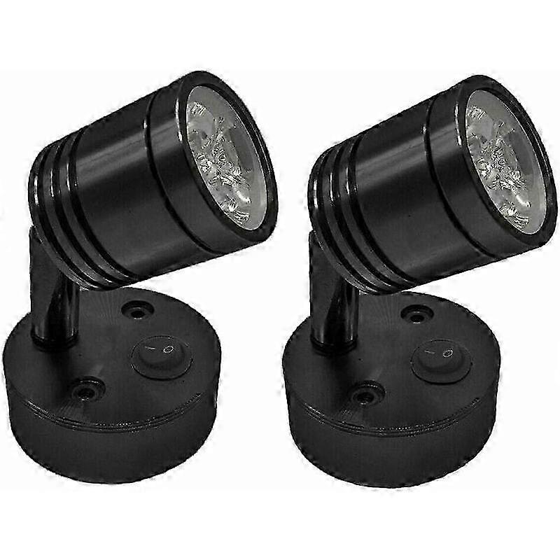 12V LED Caravan Lights, Wall Spot Reading Lamp for Car Boat Camping with Switch