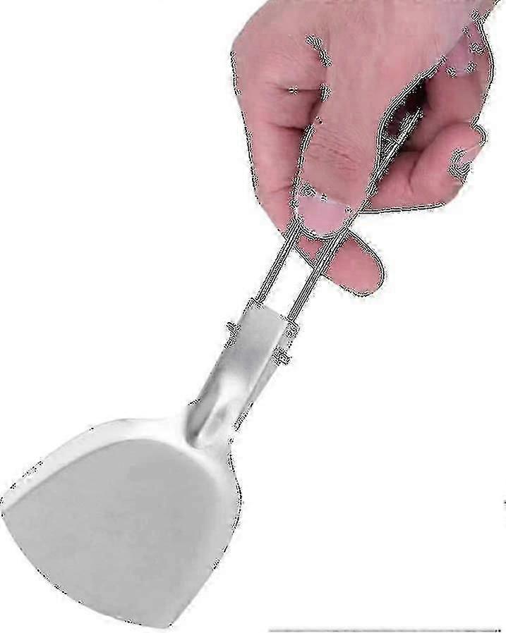 折りたたみ式ステンレス製キャンプ用へら、耐熱性滑り止め屋外調理ツール