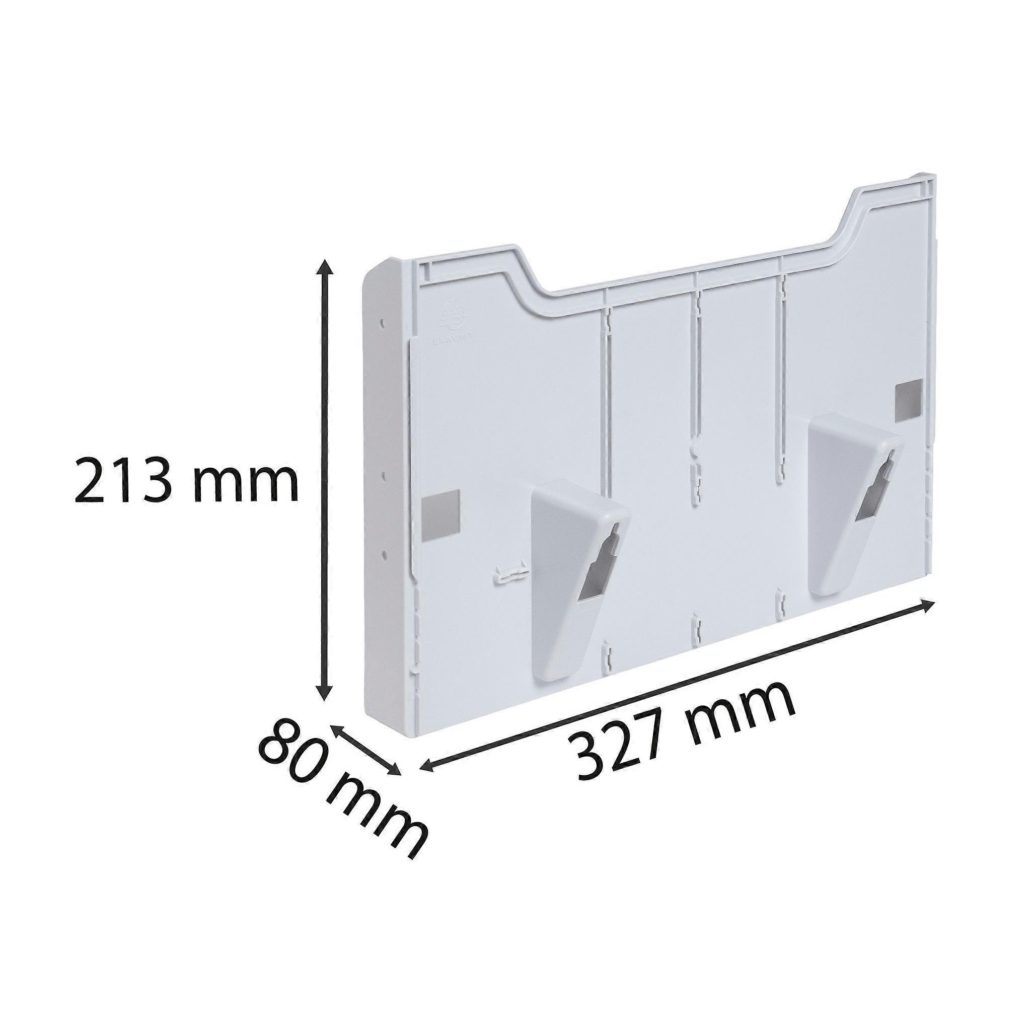 Exacompta 63140D Horizontal wall element A4 - Light grey
