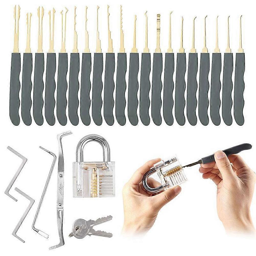 Beginner Tools For Hand-Eye Coordination Set Assorted Color Crystal Padlock 26Pcs