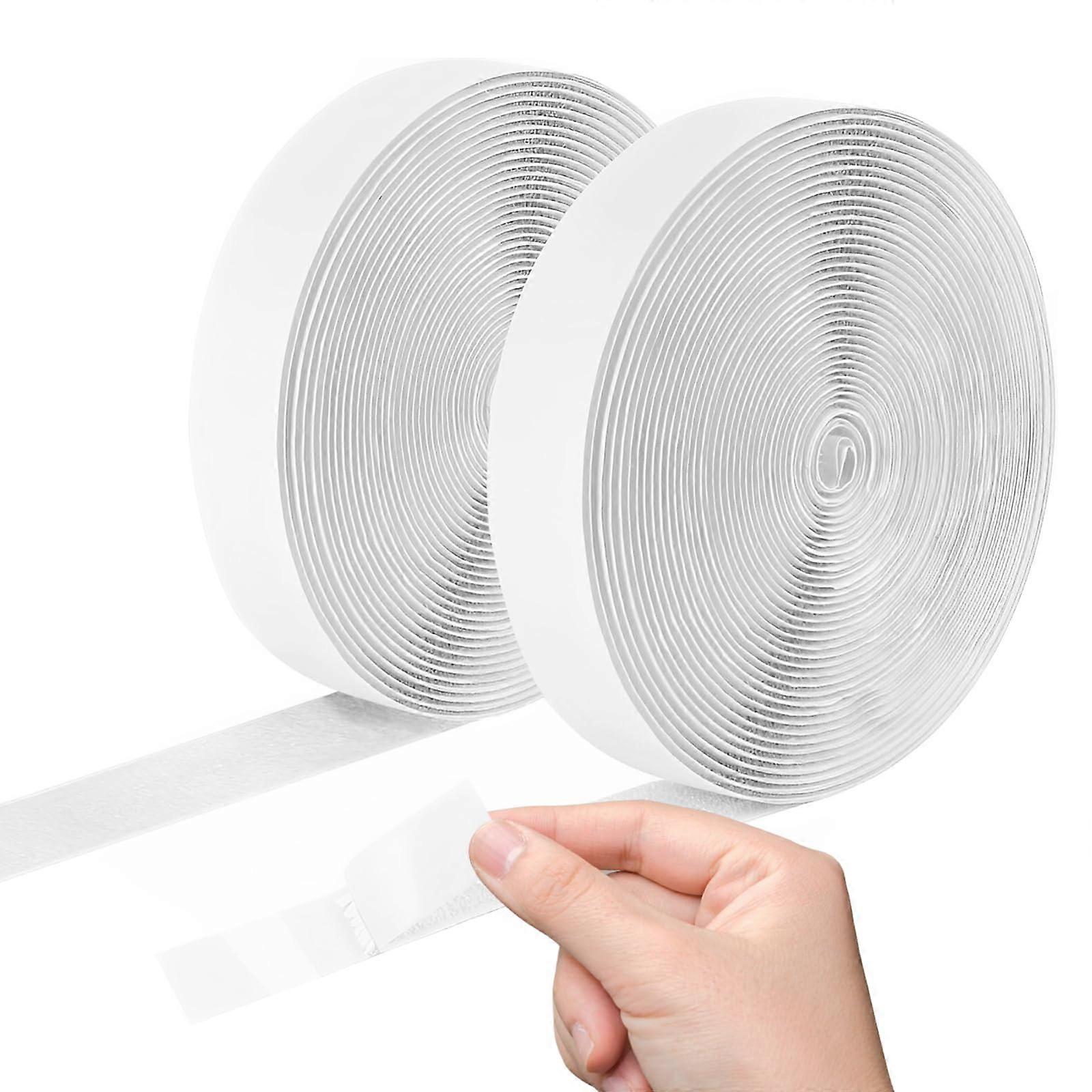 Velcro Tape, SelfAdhesive, Extra Strong, 30 mm Wide, 5 m, White