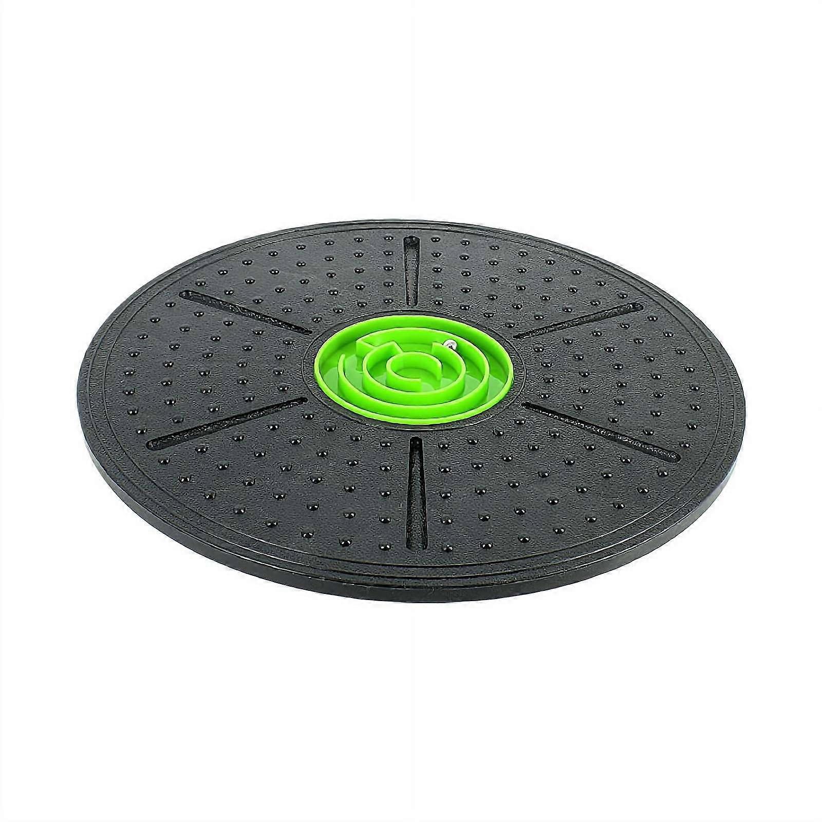 Balance Board Labyrinth with Marble Challenge 10°30° Inclination Nonslip Round Fitness Wobble Board for Core Strength, Yoga Green
