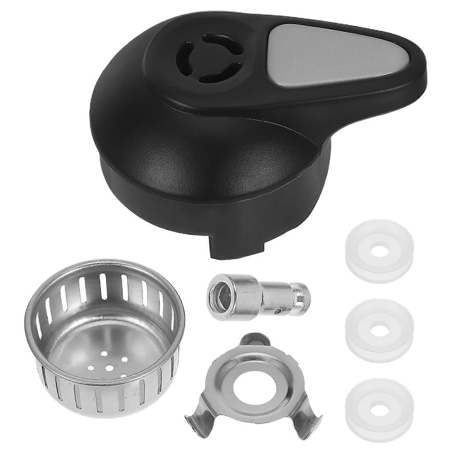 Pressure Cooker Accessories Steam Release Handle Float Valve Replacement Parts with Anti-Block Shield for Cooking 6.00X4.00X3.00CM ABS 7Pack