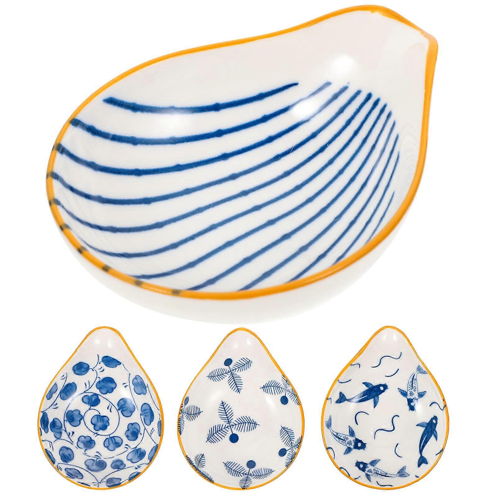Ceramic Spoon Rest Keeps Table Clean Practical 4Pcs