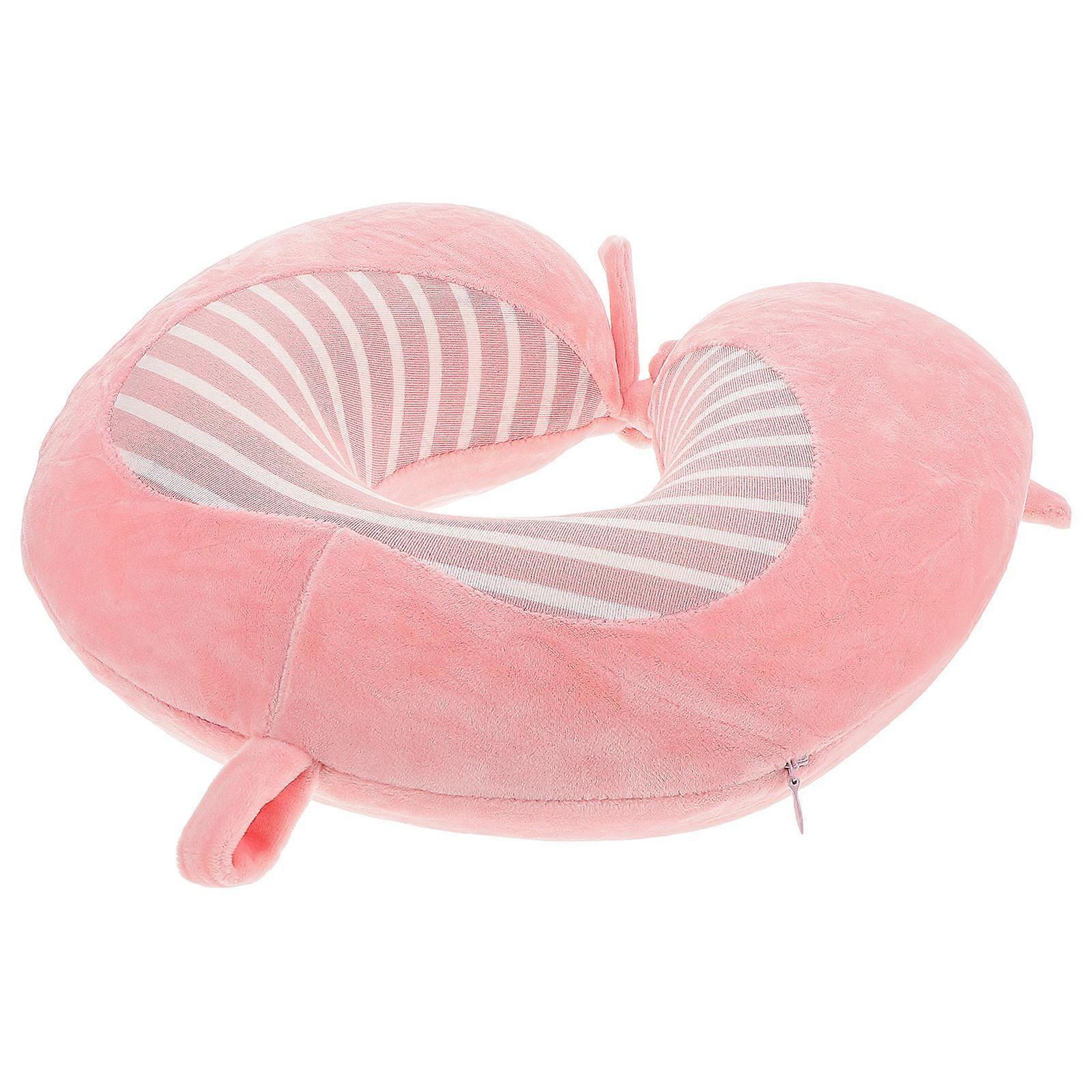Head U Shaped Neck Pillow For Long Journeys Assorted Color Cotton 1Pack