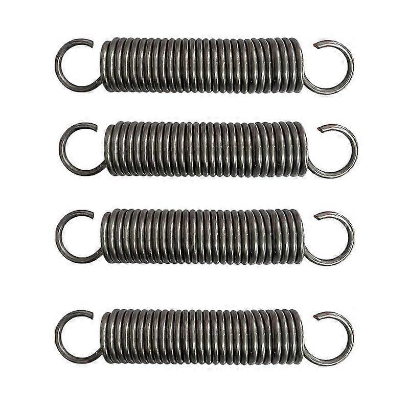 4 pieces tension spring extension spring with hook 100mm, diameter 2.0mm, 16mm outer diameter