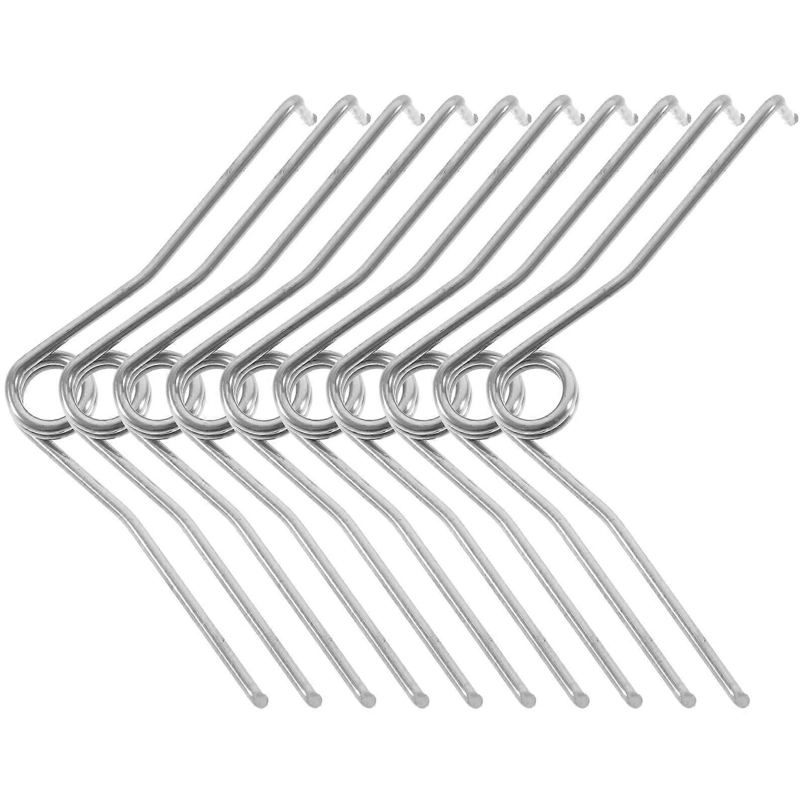 Sécateur de remplacement printemps fournitures de jardinage en forme de V en acier inoxydable 10Pcs