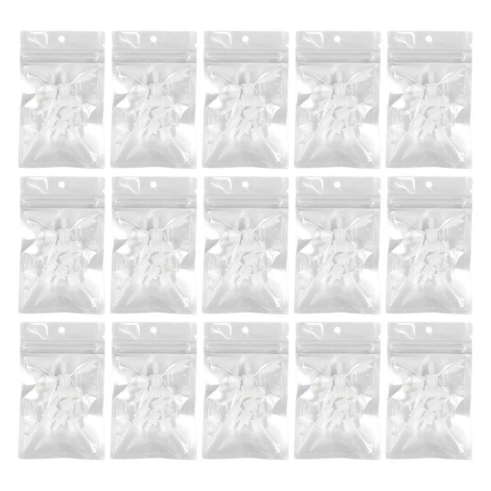 100Pcs Eyelash Extension Glue Replacement Tips White Applicator Bottle Tips