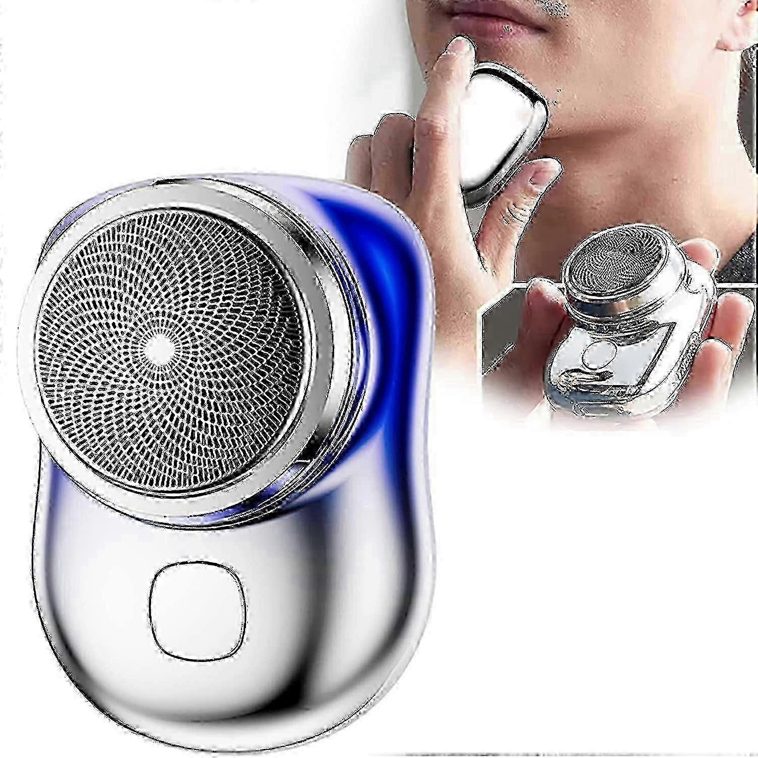 2025 \u200bMini Portable Electric Shaver for Travel\u200b - Cordless Facial/Beard Trimmer with USB Charging (Compact 10x5cm)_MM2