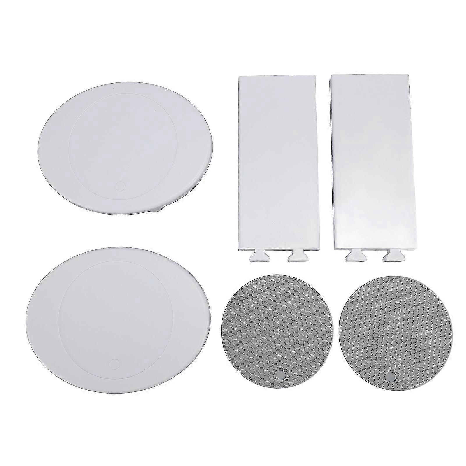 Turntable Expandable Portable Outdoor Dish Tray Accessories for Lazy Susan Rectangular Dining Table hwy