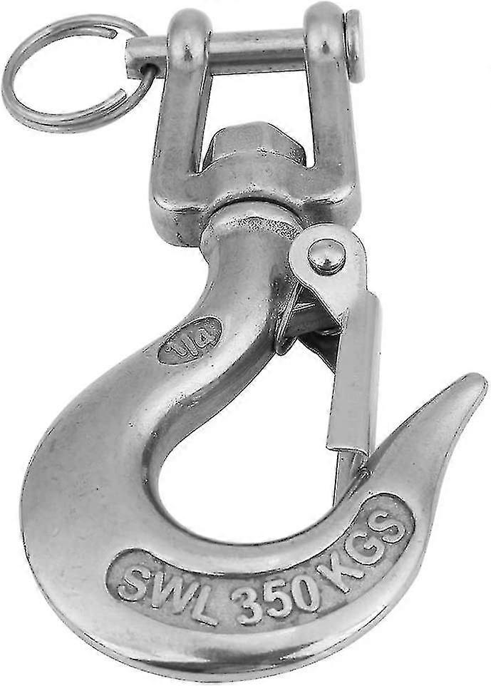 Swivel Safety Hooks for Lifting & Cranes (Silver, 1pc)