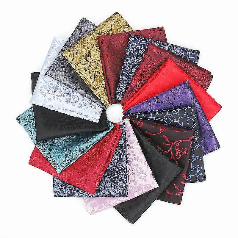 British retro floral pocket square towel men's suit pocket towel handkerchief towel Korean version of the dress chest towel handkerchief tide