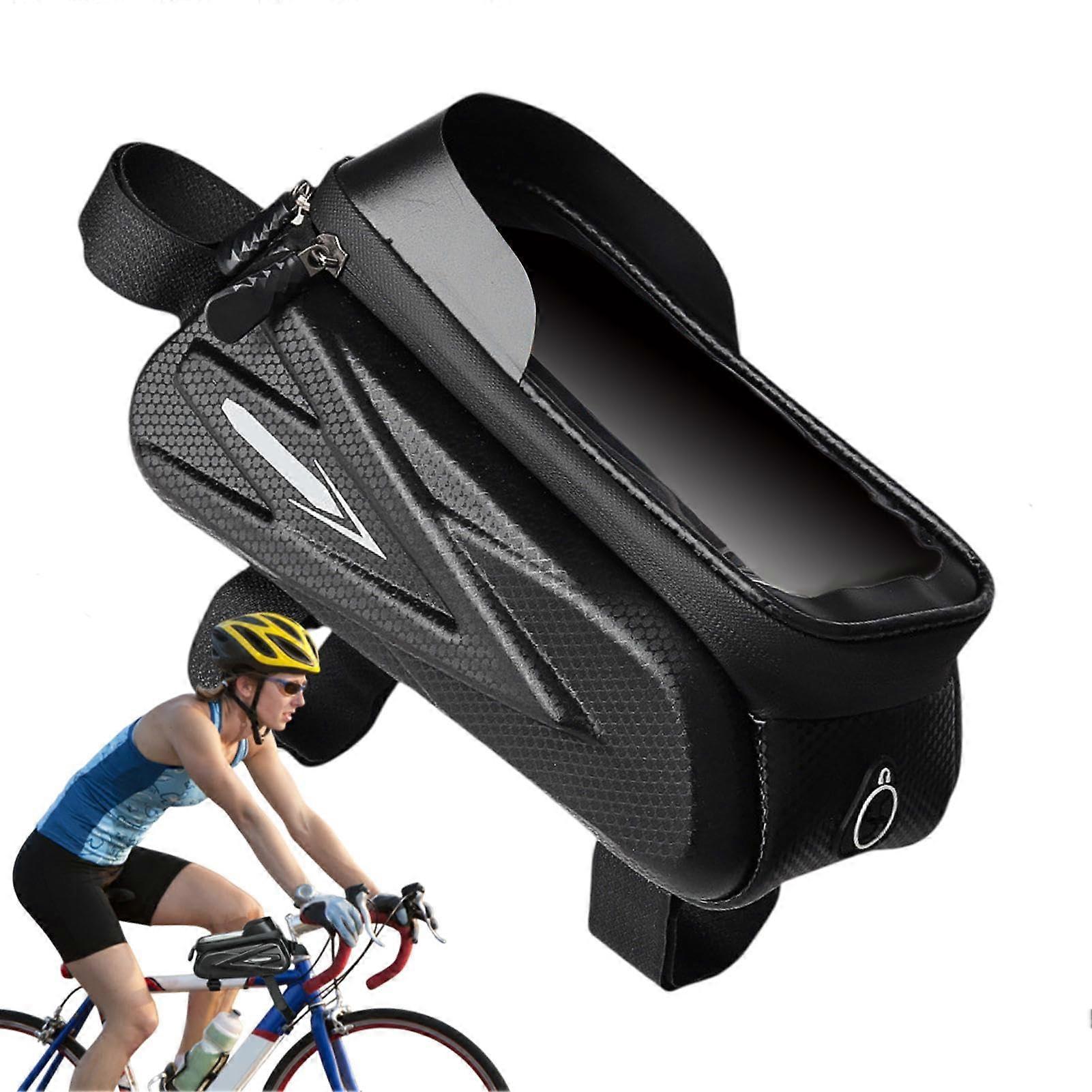 Front Phone Frame Bag  Bicycle Mount  Bicycle Handlebar Mesh Touch Pen  Bito Large Black B Ref: 3560