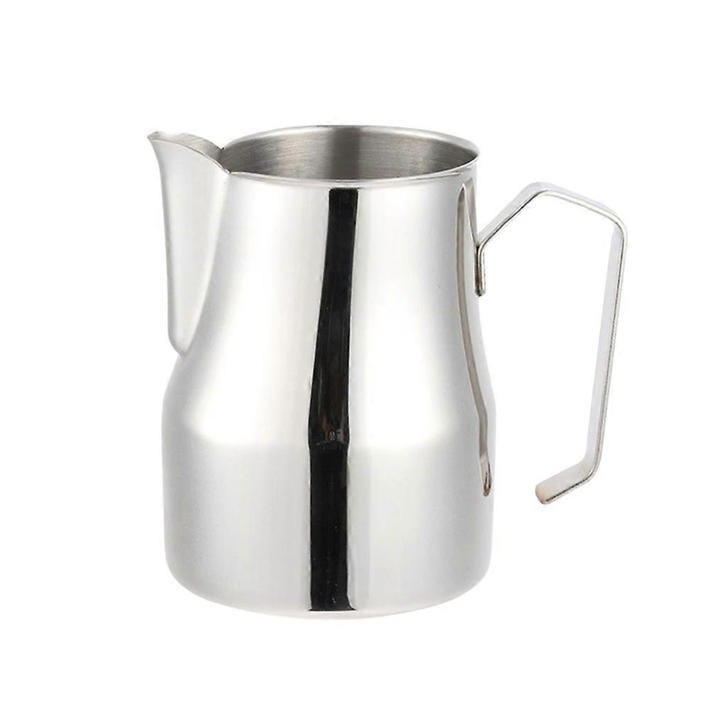 Milk Frothing Jug Stainless Steel Milk Pitcher Latte Art Practical Eagle Mouth Design for Espresso Machines Home Use 450ml 1Pcs