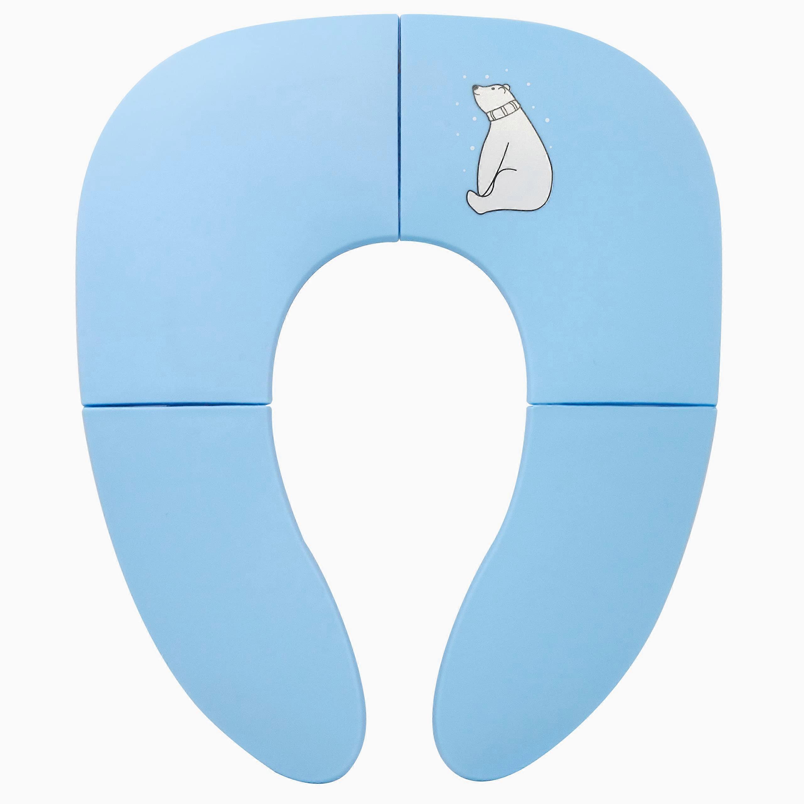 Toddler Toilet Seat, Non-Slip Suction Cups, Blue