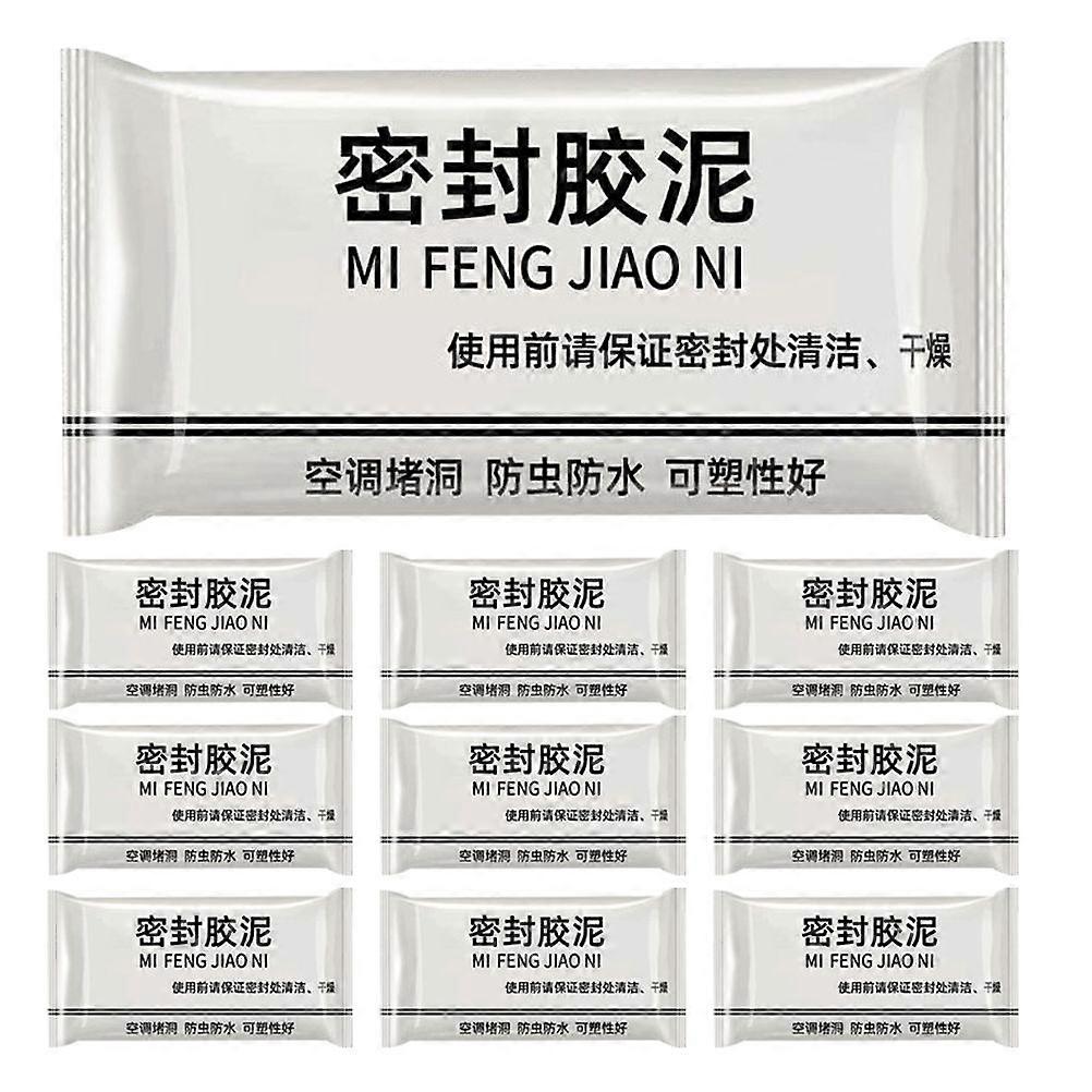 10pcs Waterproof Sealant Mud Quick Wall Mending Mud For Drain Connection Waterproof Sealing Clay Easily Repair Holes And Gaps