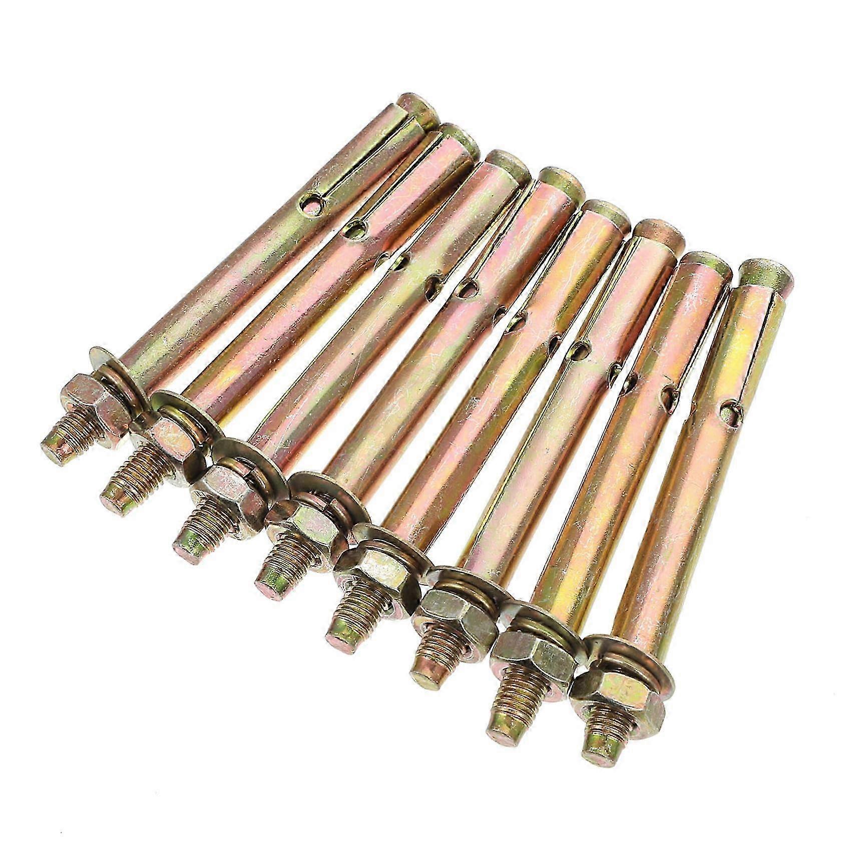 Expansion Bolts Fastener Set M8 x 80mm Carbon Steel Wall Anchor Hooks