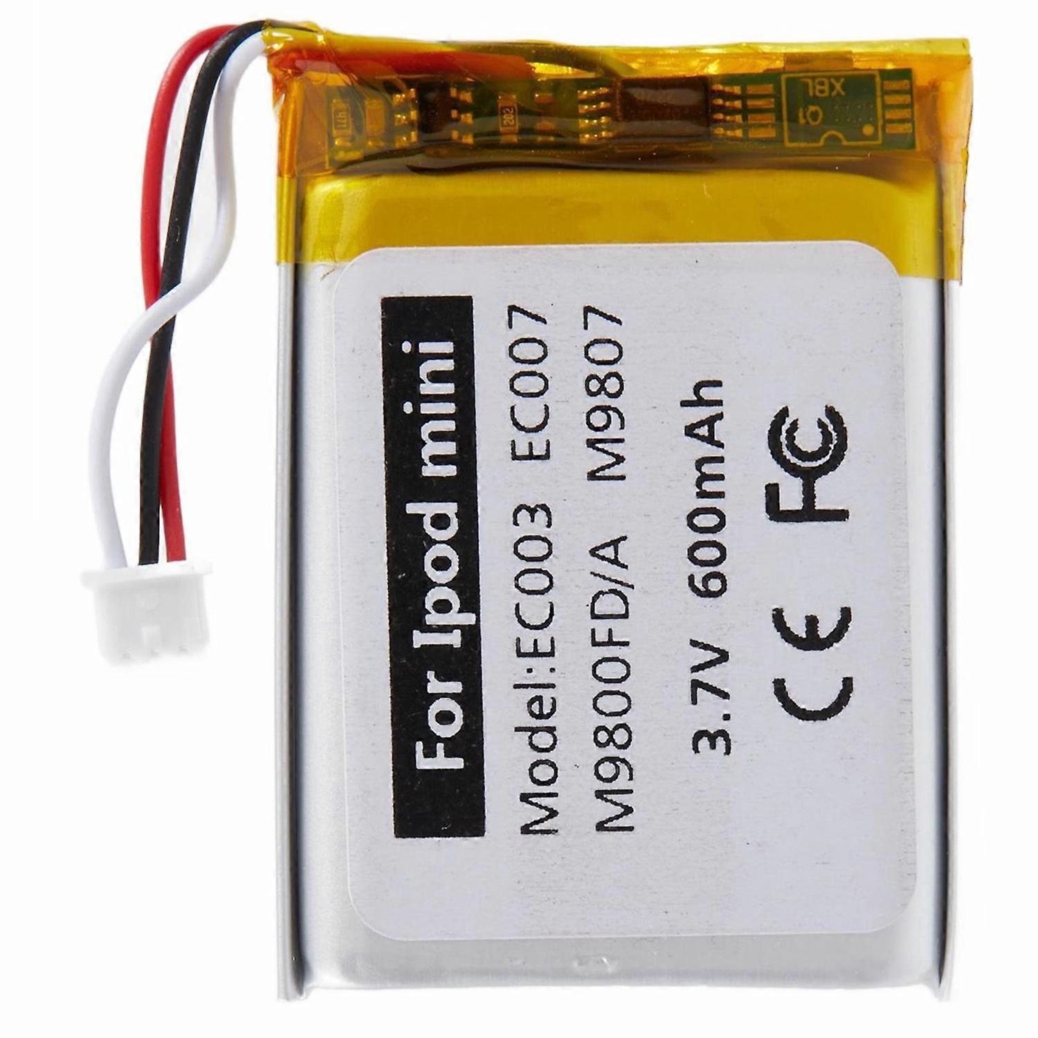 For iPod mini (1st Generation) 3.70V 600mAh Li Ion Polymer Battery Assembly Part (Encode: EC003 EC00
