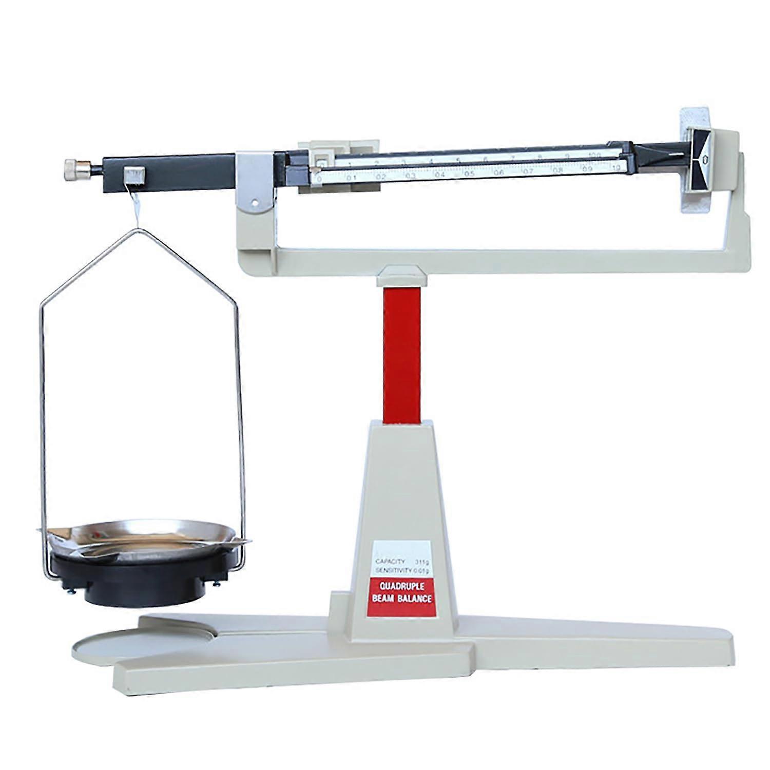 Mechanical Laboratory Scale 0.01g-311g Adjustable Balance with 4 Ruler Bars for Classroom and Factory Use
