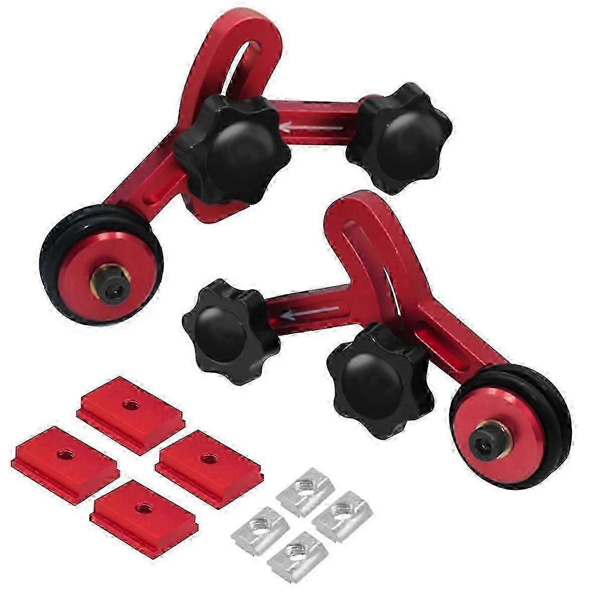 Woodworking Multifunctional Bearing Roller Presser Set with Feather Board for Flip Table Saw