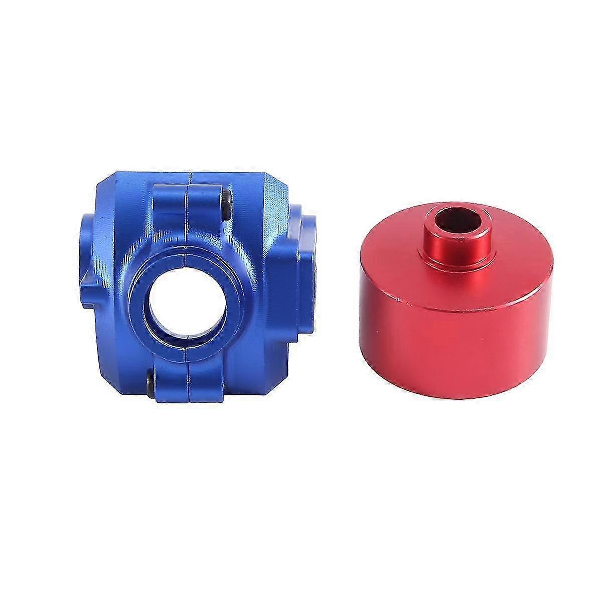Metal Front and Rear Differential Case and Protector for Compatible 1/8 Off-Road RC Car Upgrade Parts