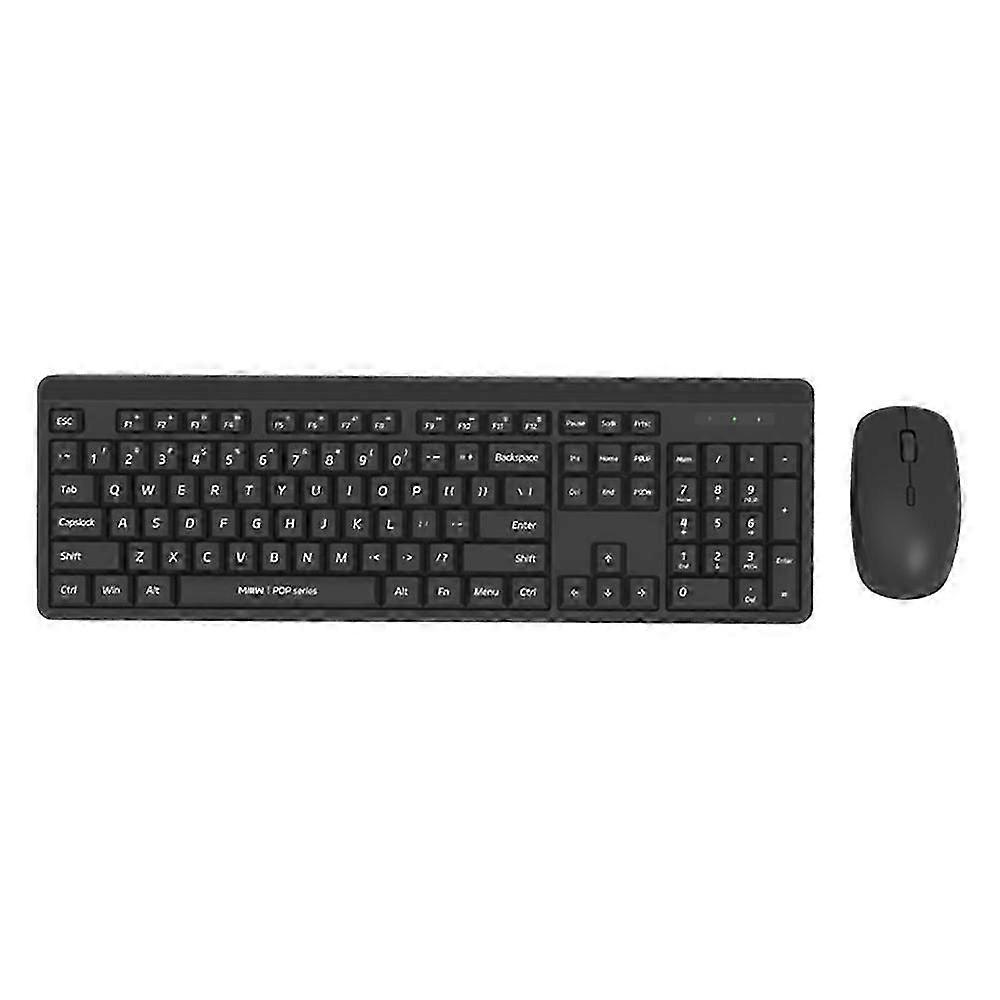 Wireless Keyboard Mouse Set for Home Office, Compatible with Xiaomis