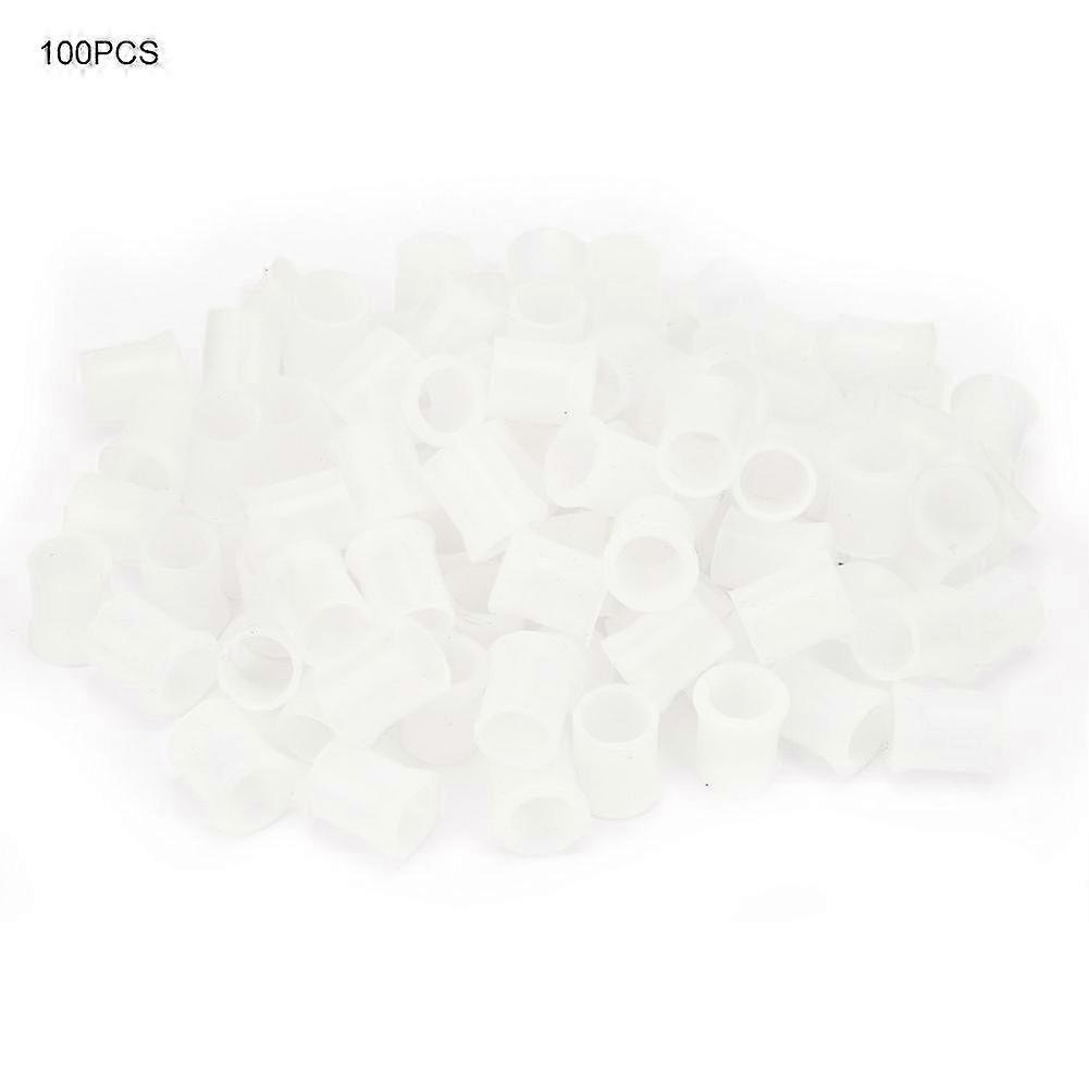 100pcs Black/White Disposable Cigarette Pipe Mouthpiece Rubber Tips