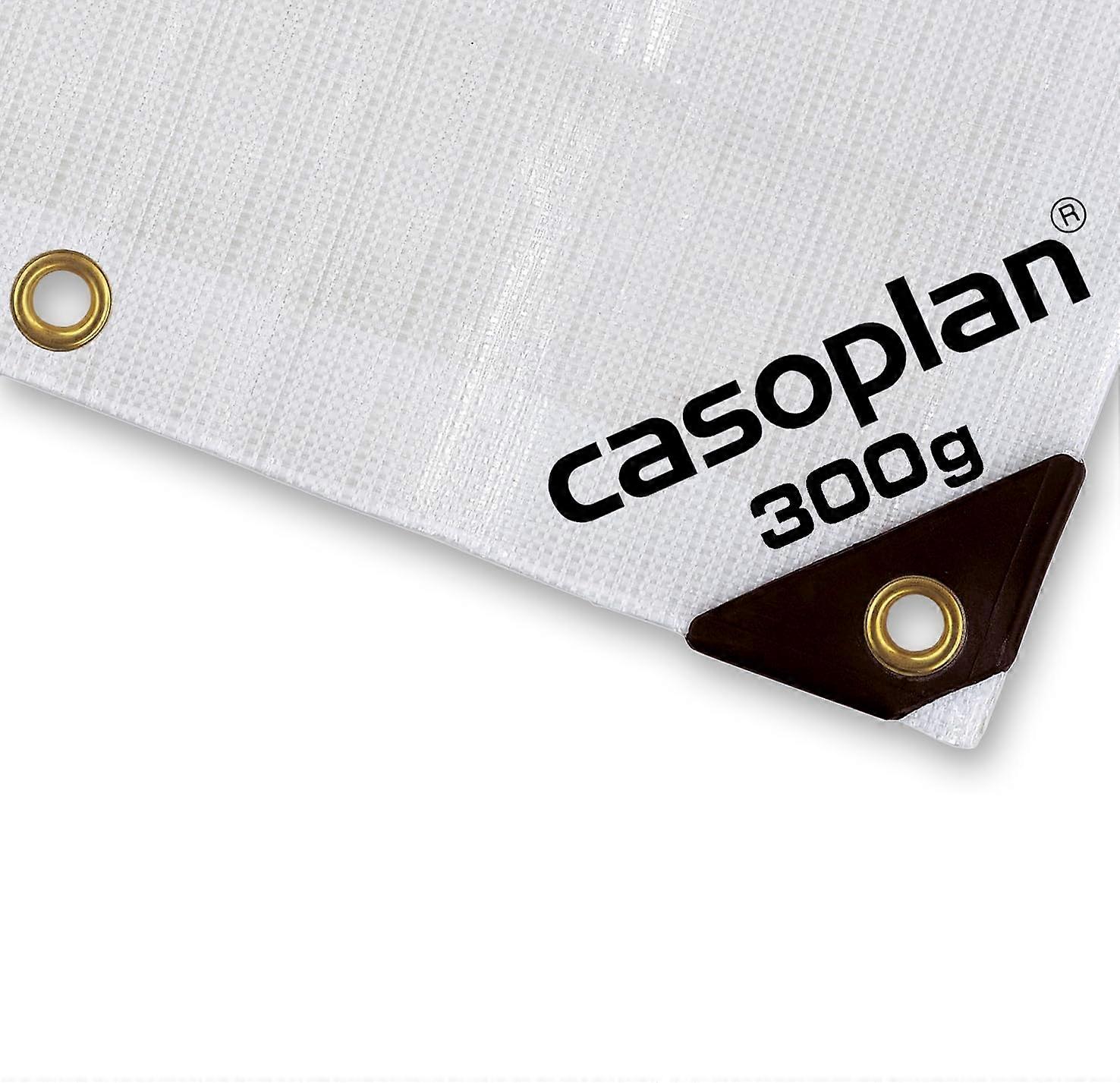 300g Tarpaulin, Extremely TearResistant and, Various Sizes, White, 5x7m