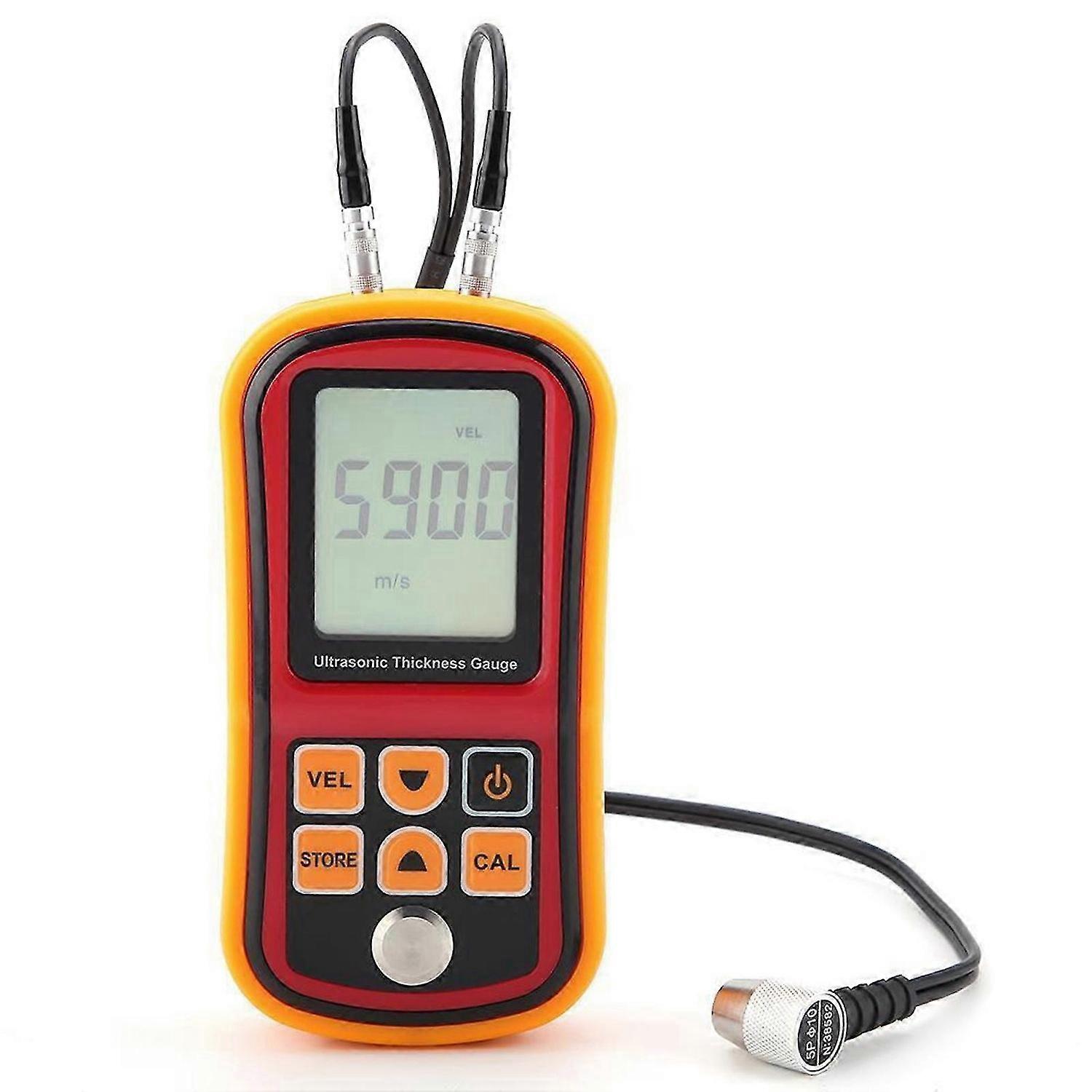 GM100 Digital Ultrasonic Thickness Gauge Meter Tester for Metal Glass Ceramic FT