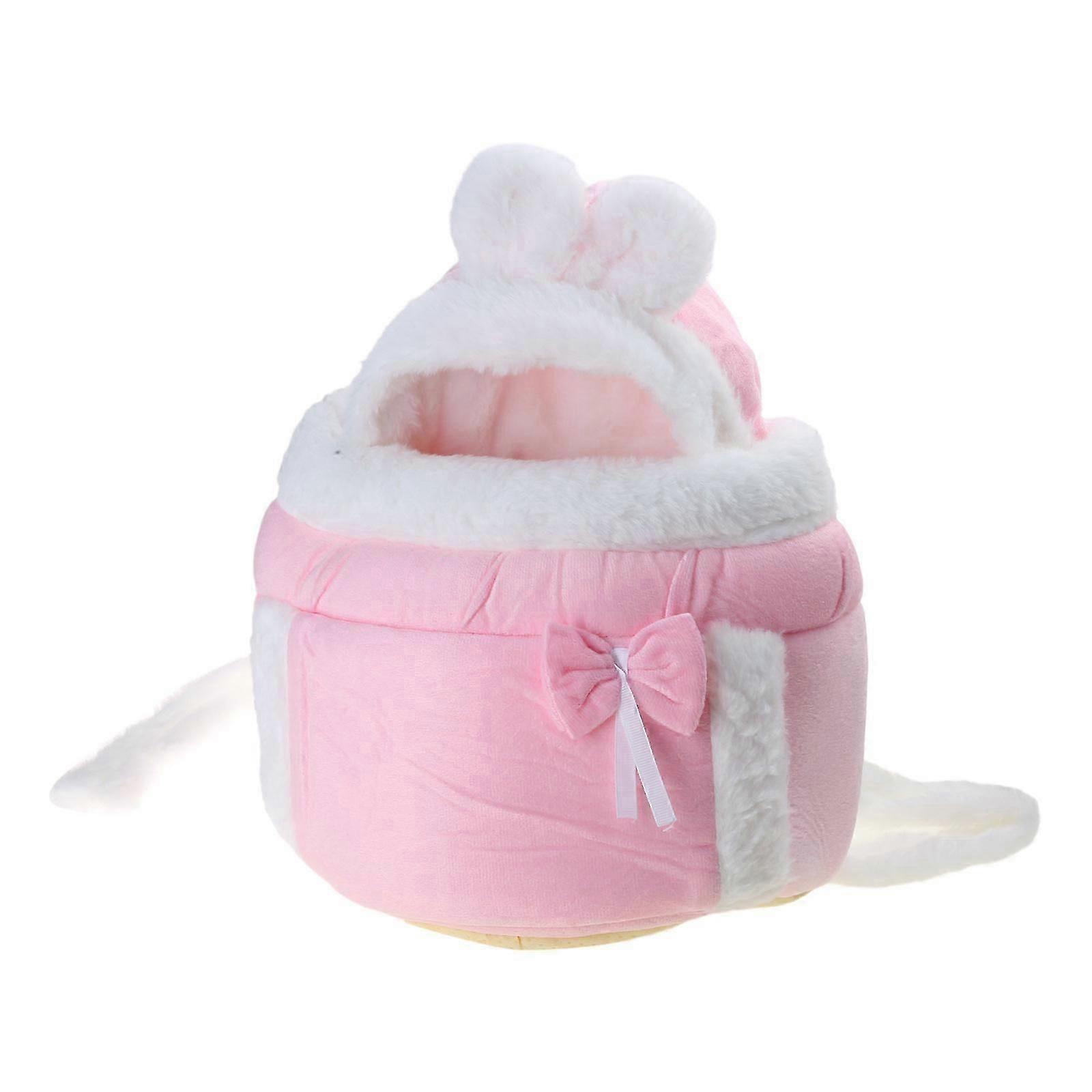 2025 Latest Model Cat backpack front strap dog backpack small dog backpack pink M