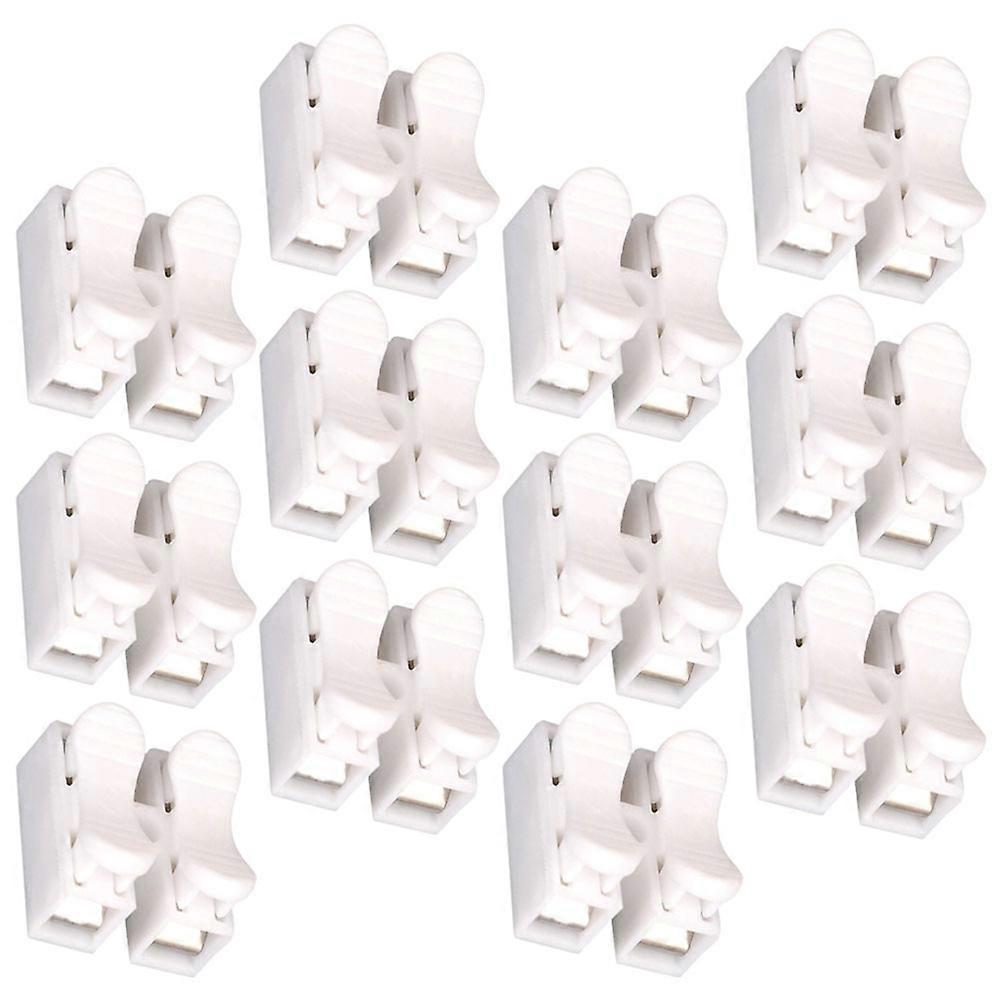 100pcs Spring Wire Connectors for Electrical Cable Clamp Terminal Block CH 2