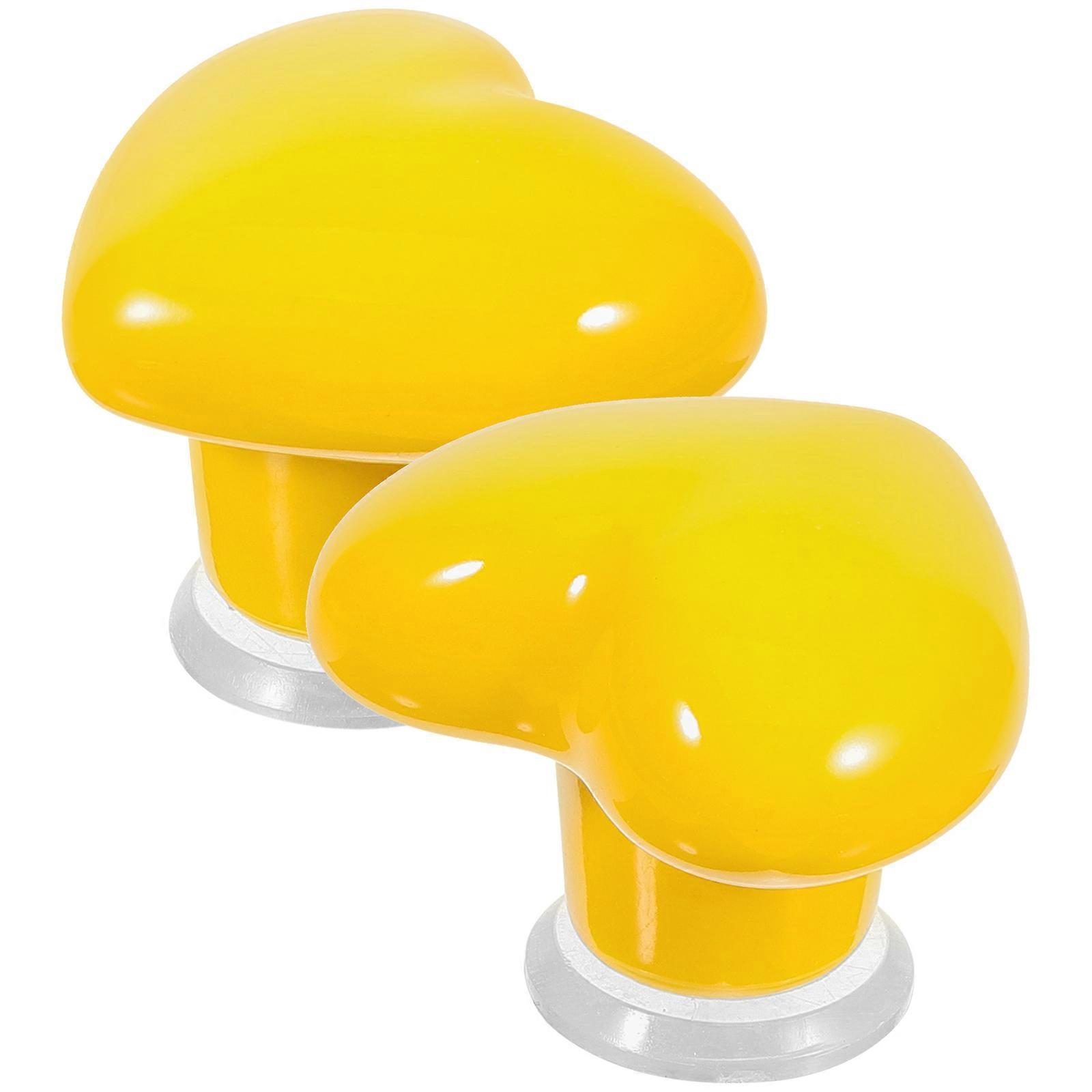 Bathroom Flush Pusher Heart Shaped Toilet Tank Button Home Use 4.00X4.00X3.00CM Easy Pressing 2Set