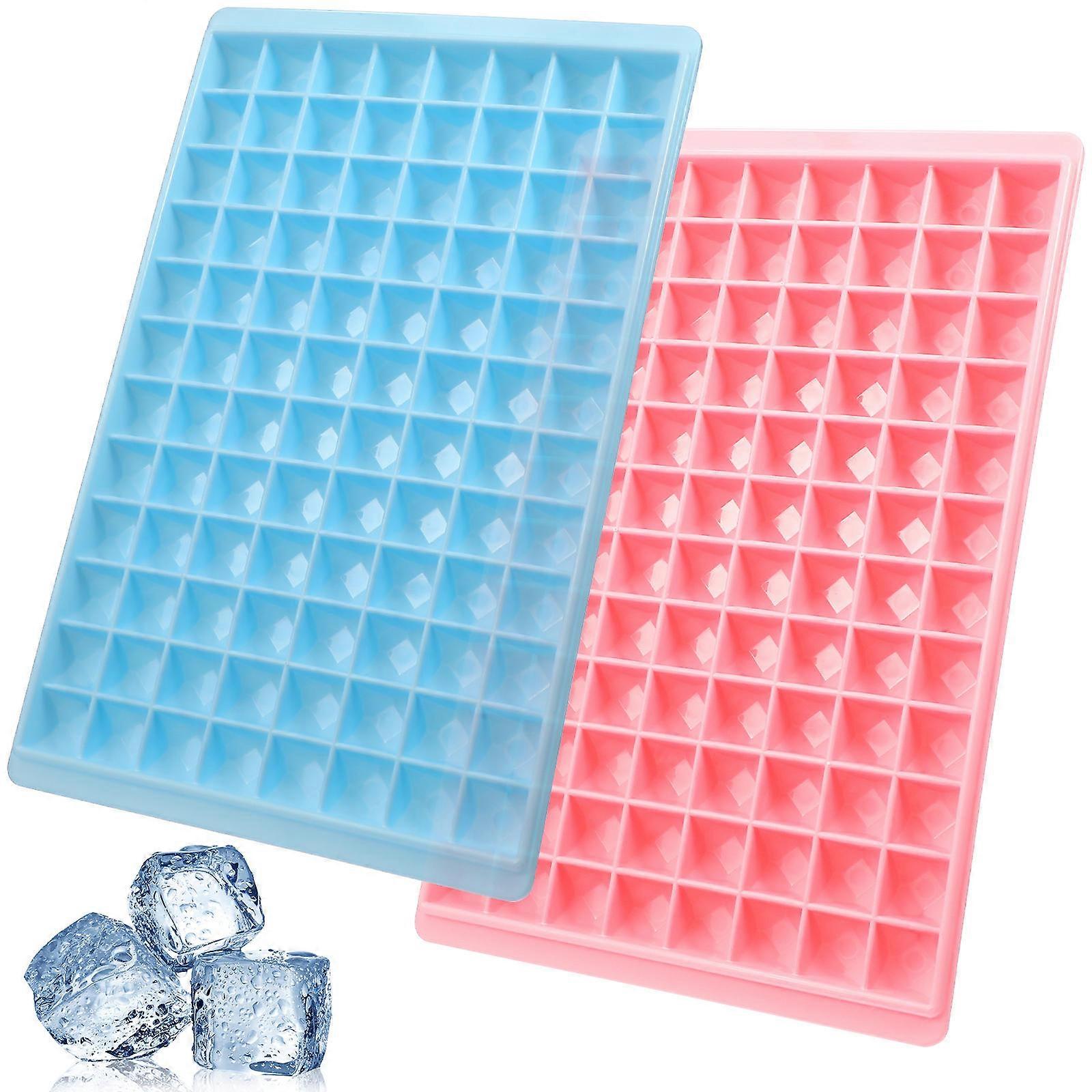 Ice Sphere Moulds 96 Cavities Plastic Ice Box Easy-Release For Bars 2Pcs