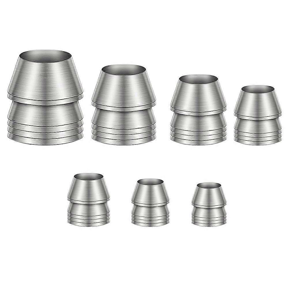 Hammer Handle Wedges Metal Tool Reinforcement Prevent Loosening Fill Gaps Silver 7Pcs
