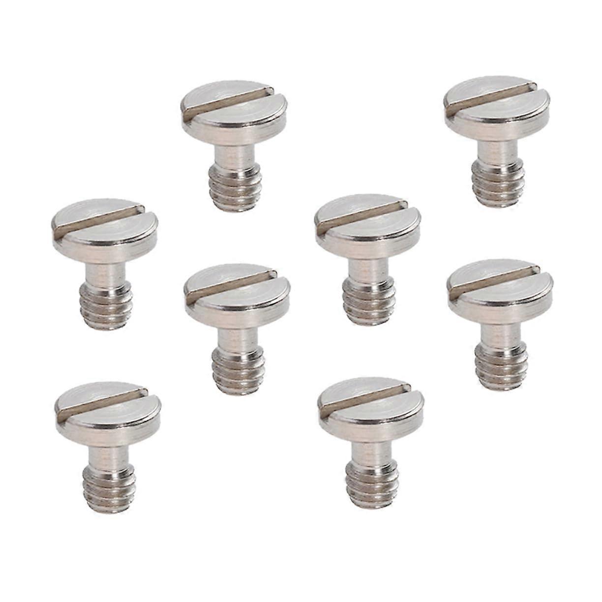 8piece Quick Release Plate Screw Set for Camera, Universal Lightweight Adapter Accessory